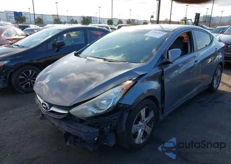 2013 Hyundai Elantra Gls from USA, damaged, VIN 5NPDH4AE5DH359915